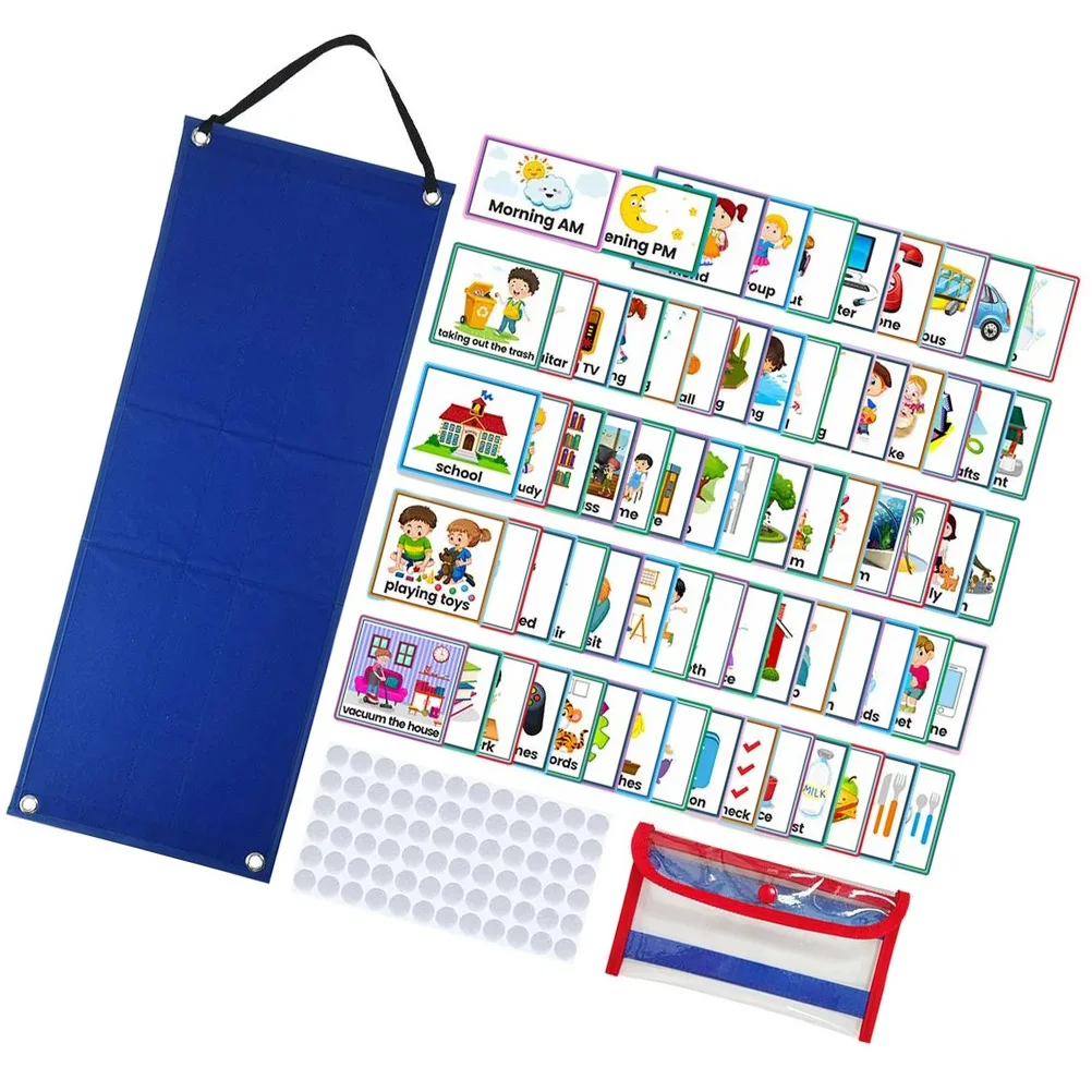 

Kids Visual Schedule Calendar Chart Autism Learning Materials Learning Behavioral Tool Montessori Educational Toys Wall Planner