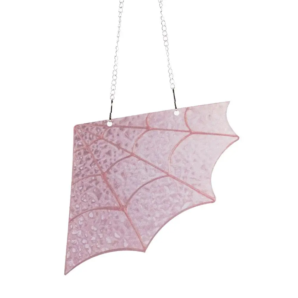 Spiderweb Door Topper Halloween Door Corner Sign Spider Webs Stained Glass Window Wall Hanging Decoration For Bedroom Livin R0R1