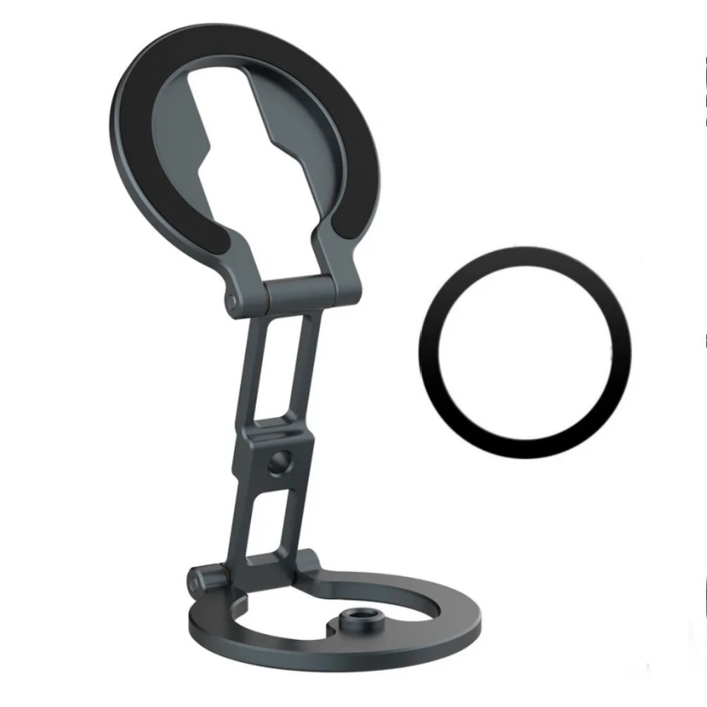 Dual Side Magnetic Phone Holder with 1/4 Screw Tripod Mount – Slim Stand