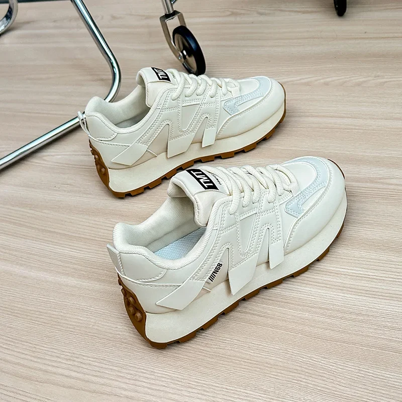 TSTCTB 2024 New Women Platform Shoes Fashion Sneakers Thick Sole Sports Shoes Women Sneakers Fashion Casual Vulcanized Shoes