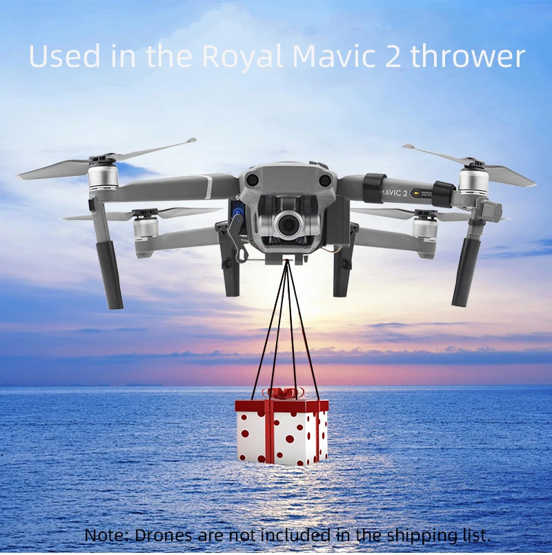 Description Picture 2 of itemBRDRC Thrower System For DJI Mavic 2 Pro/DJI Mavic 2 Zoom Fishing Bait Wedding Ring Gift Deliver Life Rescue Thrower Accessories