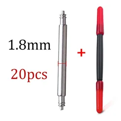 15 - Piece Stainless Steel Watch Band Spring Bar Set - 2.0mm Diameter and Thickness - 22mm (Thickness 1.8mm)
