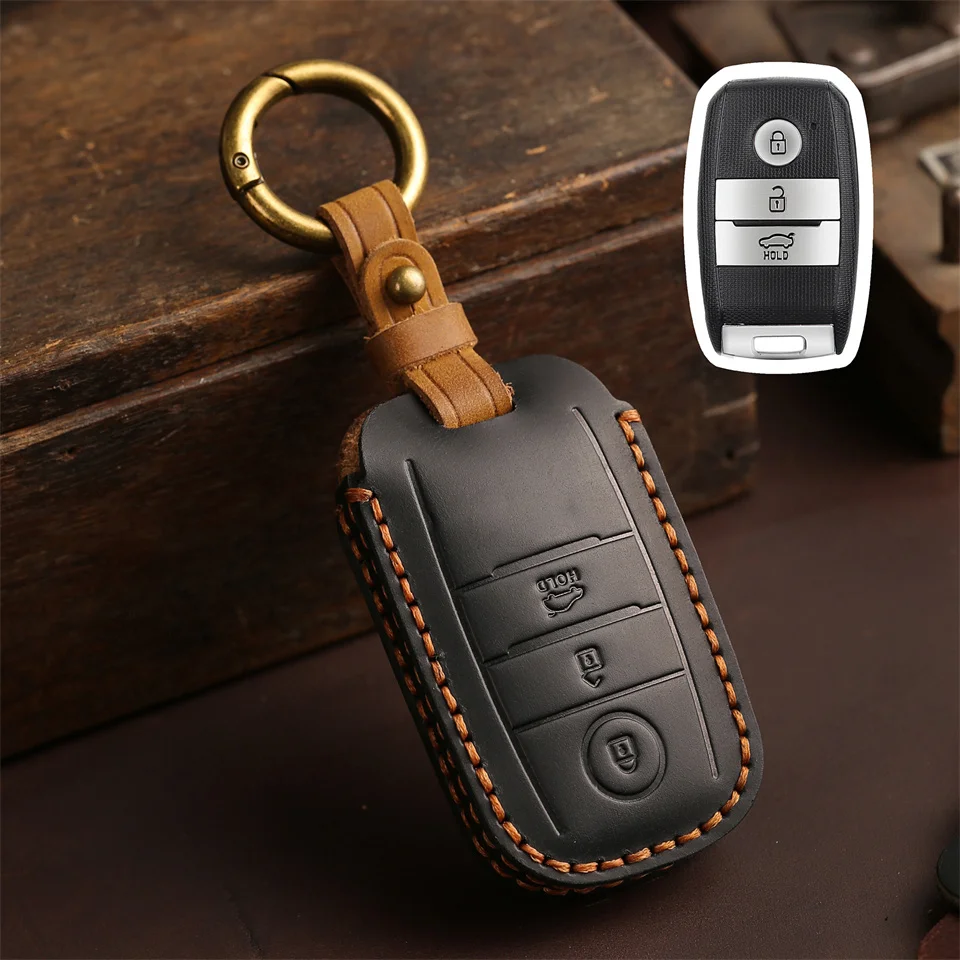 Premium Leather Car Key Case