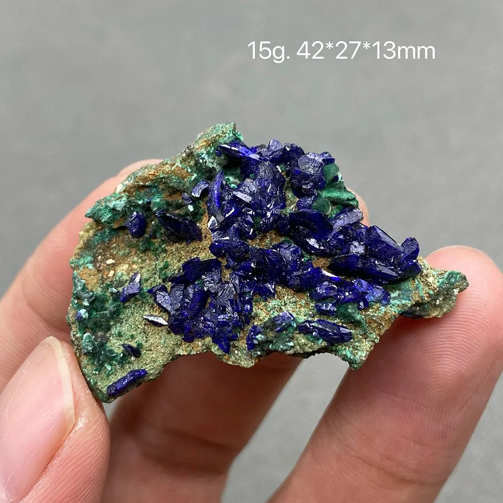 100% Natural beautiful Azurite and Malachite symbiotic mineral specimen crystal Stones and crystals Healing crystal