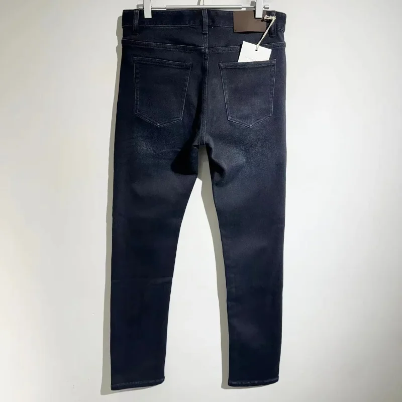 

High Street 1:1 Best Quality Zz Knit Jeans Men Trousers Vintage Washed Pants Y2k Traf Streetwear Clothing Techwear Clothes