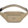 Unisex Sporty Crossbody Bag Pure Color Versatile Waist Bag Outdoor Fashion Breathable Fabric Single Shoulder Small Bag 4