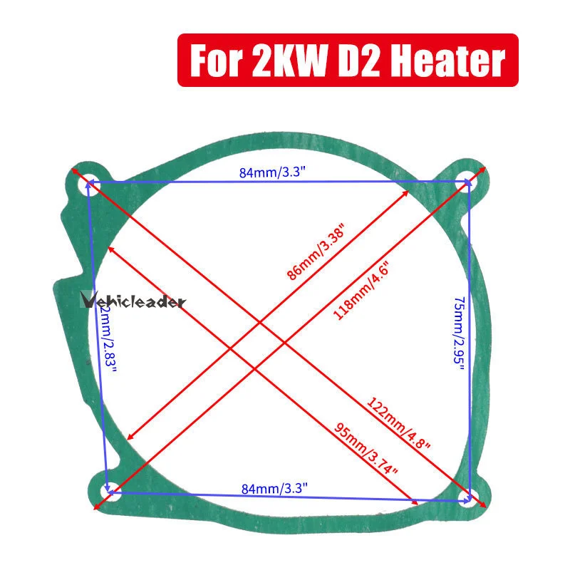 Diesel Heater 1/5/10pcs/lot 2KW 5KW Camping Truck Cab Diesel Heater Blower Fan Motor Gaskets For Eberspacher Airtronic D2/D4/D4S