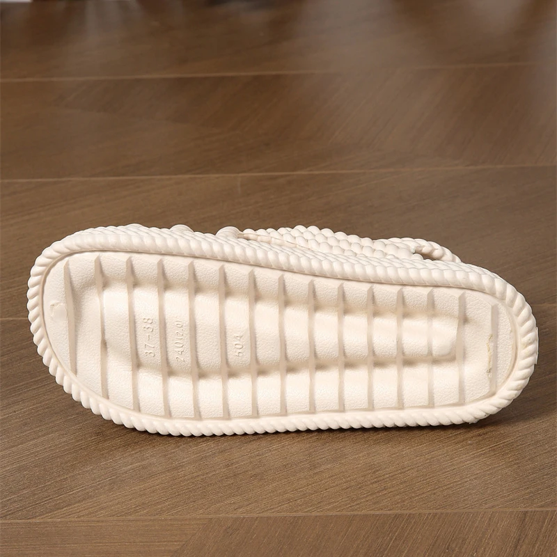 2024 New Summer Fashion Comfortable and Wear-resistant Thick-soled Beach Casual Sandals for Women, Trendy Heel Sandals