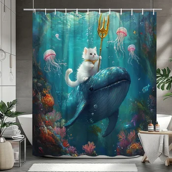 Fantasy Ocean Shower Curtain: 1