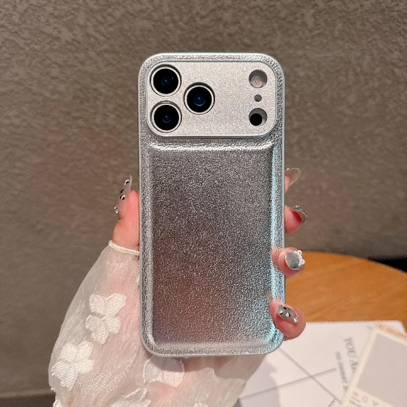 Luxury Retro Litchi Leather Texture Shockproof Matte Cover
