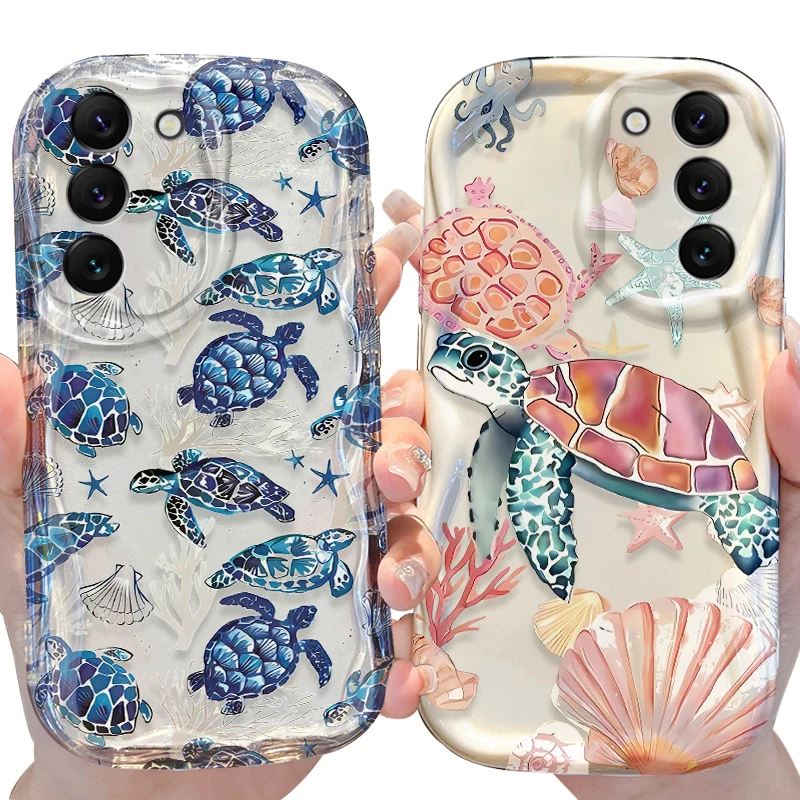 Sea Turtle Conch Protective Phone Case Cover