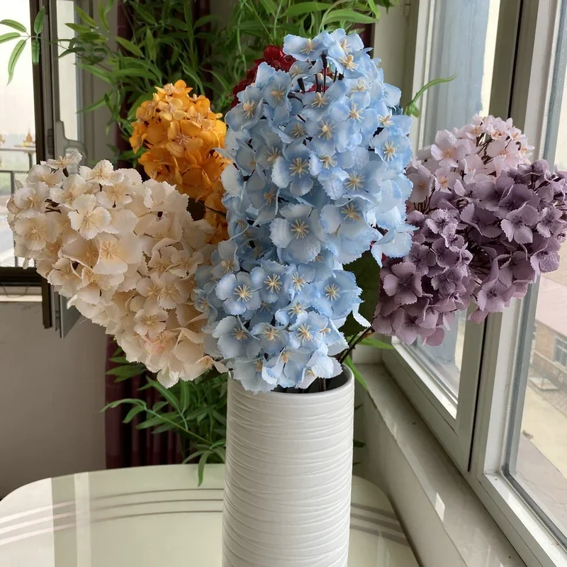 

92CM 2 Forks Pagoda Embroidery Ball Artificial Flower Wedding, Road Guide, Auditorium, Hotel Decoration, Silk Flower