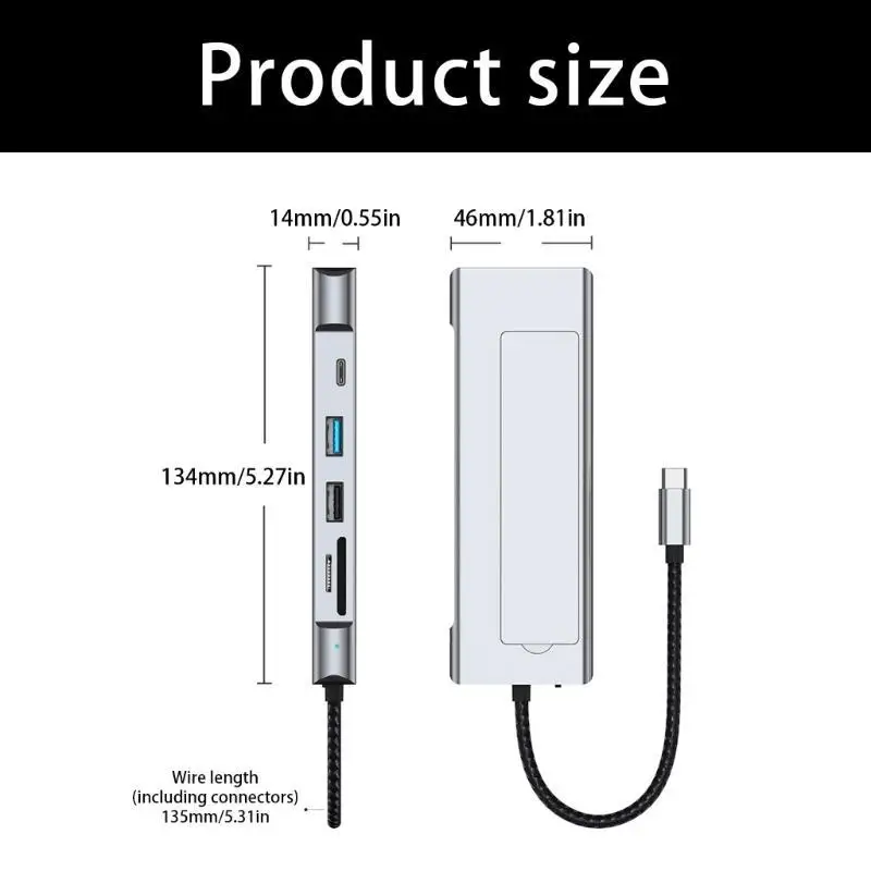 652F 휴대용 USB C 허브 및 NVMe SSD를 지원하는 M.2 인클로저 10Gbps USB 3.2 데이터 전송에는 HDTV 이더넷이 포함됩니다.