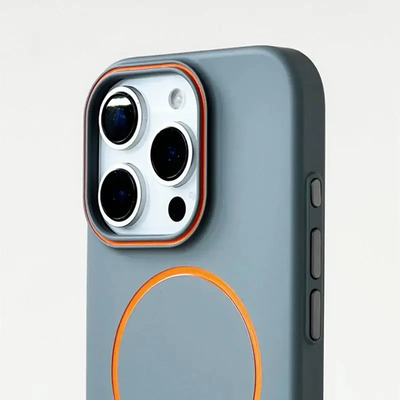 Ultrathin Hit Color MagSafe Case for iPhone 16 15 14 13 12 17 Pro Max Plus 17 Air Magnetic Wireless Charging Matte Hard PC Cover