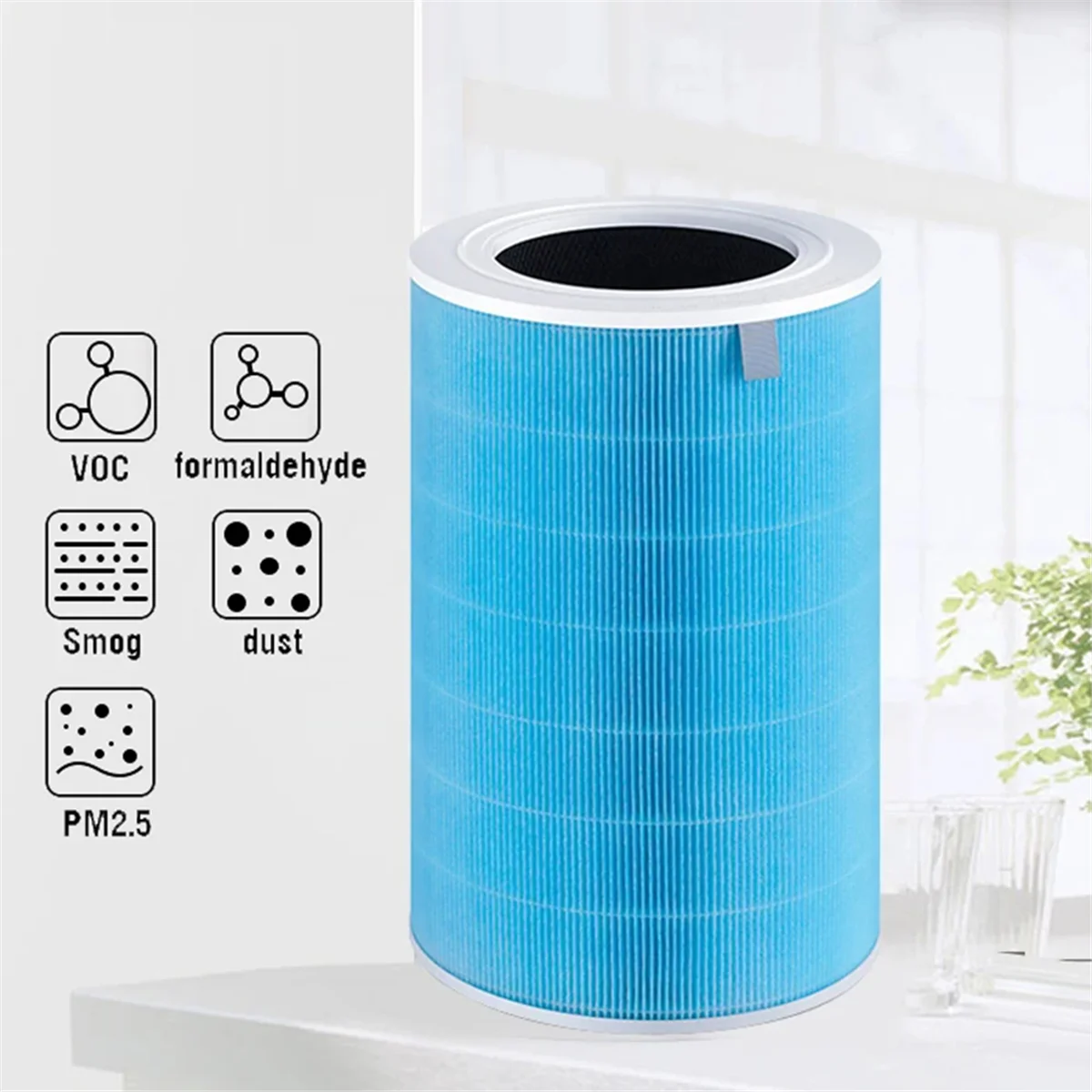 For 4 Lite Hepa Filter Replacement Filter for Mi Air Purifier 4 Lite Activated Carbon Blue