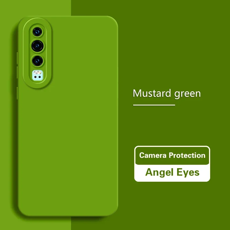 Angel Eyes Soft Liquid Silicone Phone Case - Solid Basic Design