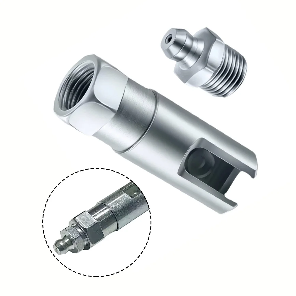 

1pc Right Angle 90 Degree Push-on Grease Coupler With 1/8 Inch NPT Threads 4.1cm*1.4cm Carbon Steel Power Tools Accessories