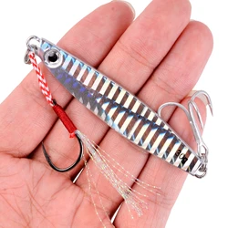 Premium Metal Jig Fishing Lure - Versatile Trolling & Jigging Bait - 17g (A - With 2 hook)