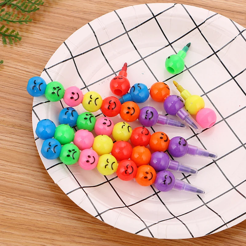 10Pcs Cute Lollipop Pencils for Kids Painting Drawing Toy Baby Shower Birthday Party Favors Back To School Student Gift