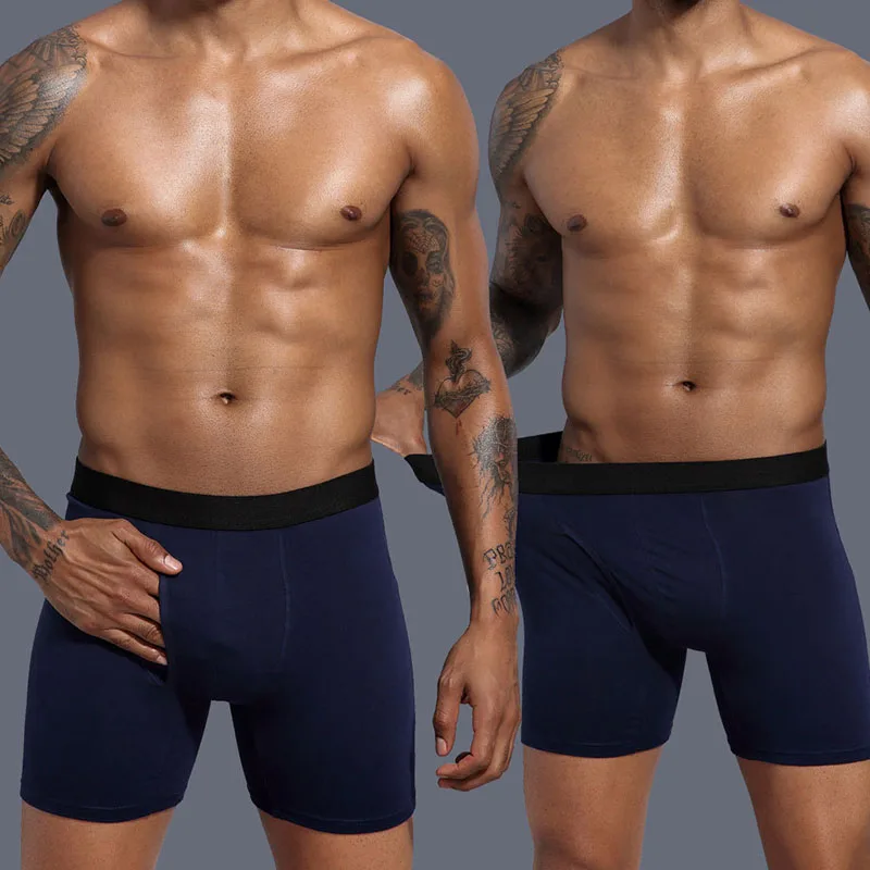 

Panties Men Boxers Long Underwear Cotton Man Plus Size Shorts Boxer Breathable Shorts Mens Boxers Underpants Hombres Boxeador