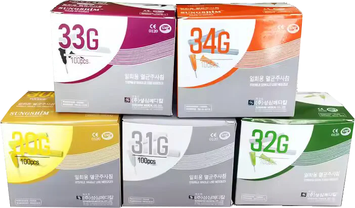 Einweg-Mikroplastik-Medizinbeutel für Schönheitsbehandlungen 30G, 18G, 25G, 27G, 31G, 32G, 34G zur subkutanen Injektion, schmerzfrei, steril verpackt – Detail 5