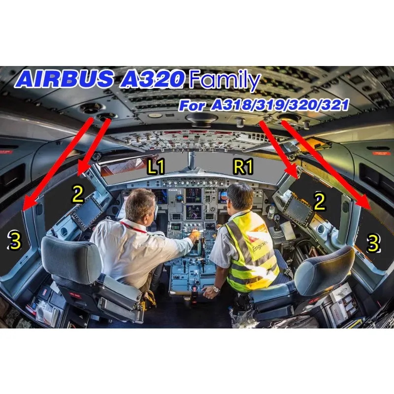 Boeing B737 B767 Airbus A320 sunshade with radiation protection and transparent Boeing