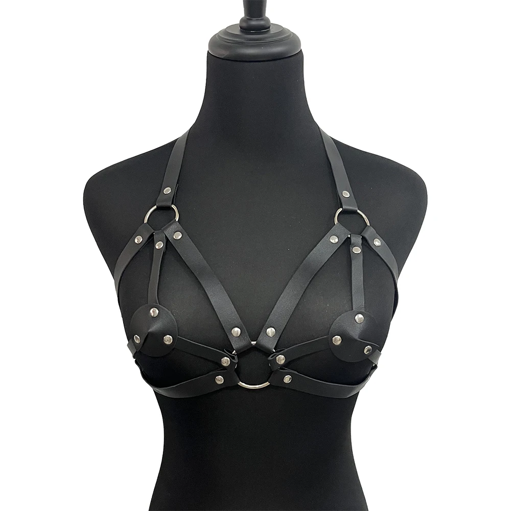 Fashion Chest Harness Corset Leather Lingeire Bondage Body Harness Belt Sexy Gothic Clothing Fetish Suspenders for Women Sd46b2cef7ba7496aaad26b433e1ffa288