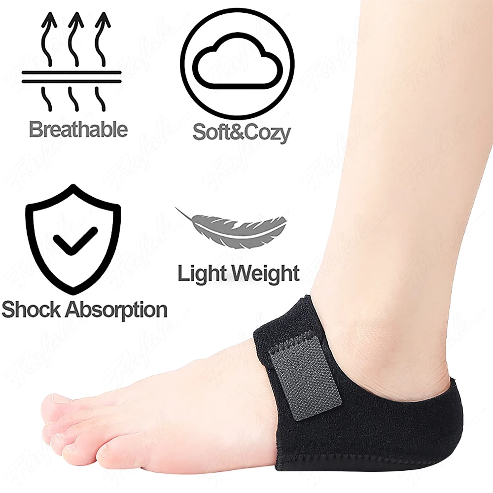 VTHRA Tendonitis Foot Fatigue Relieve Heel Protectors Heel Pain Cushion Arch Inserts Shock Absorption Pads Foot Care Insoles shoe insoles,heel protector pads