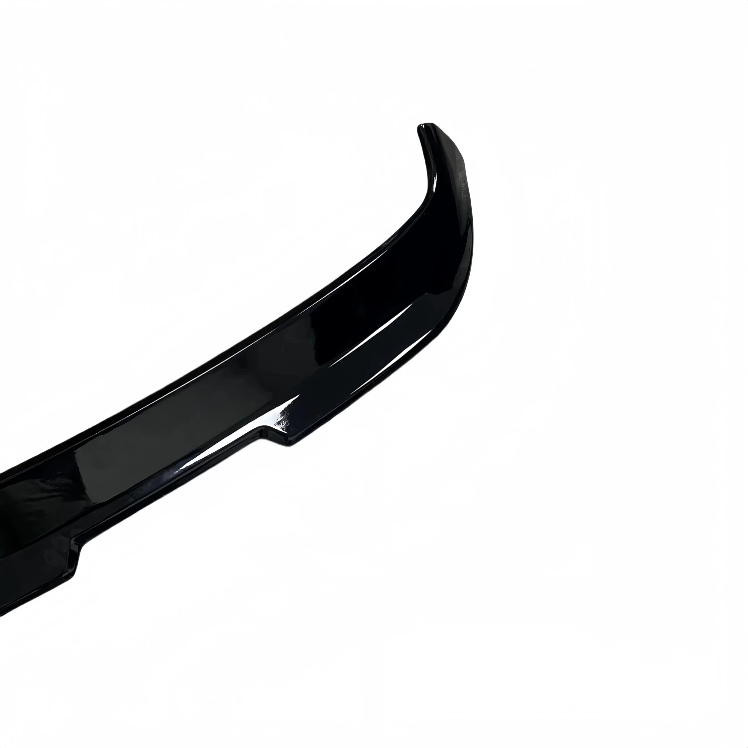 Gloss Black Rear Roof Spoiler Wings on Car Rear