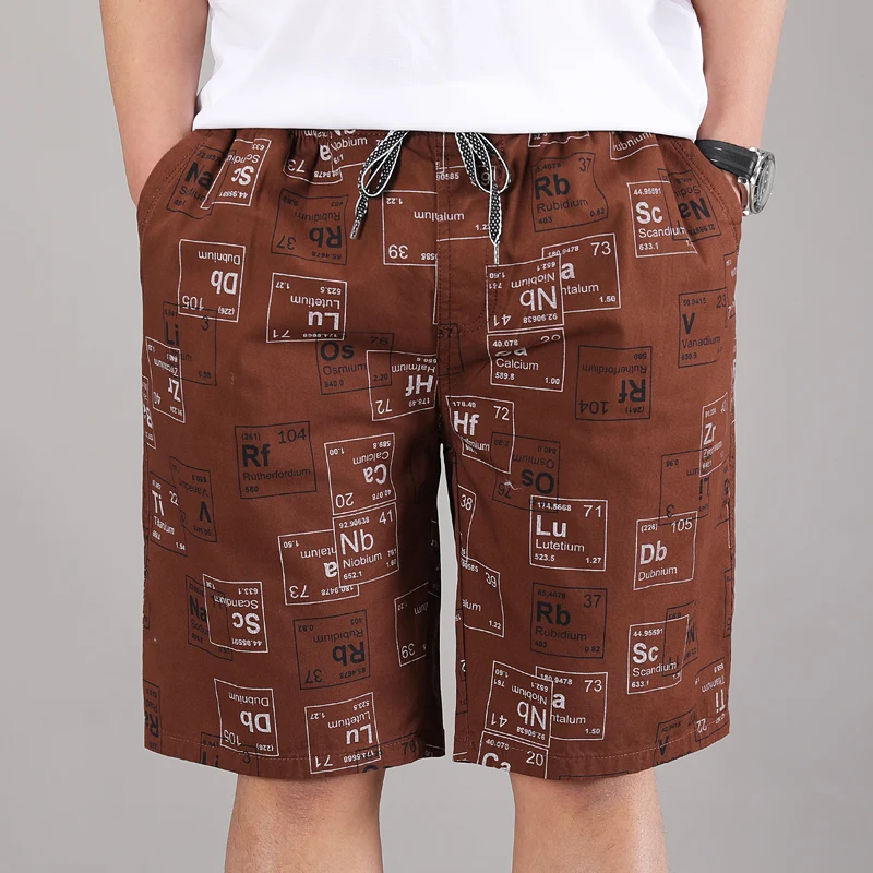 Men Summer 100% Cotton Shorts Men Outwear Breathable Casual Beach Shorts Elastic Waist Shorts Men Quick Dry Joggers Shorts Male