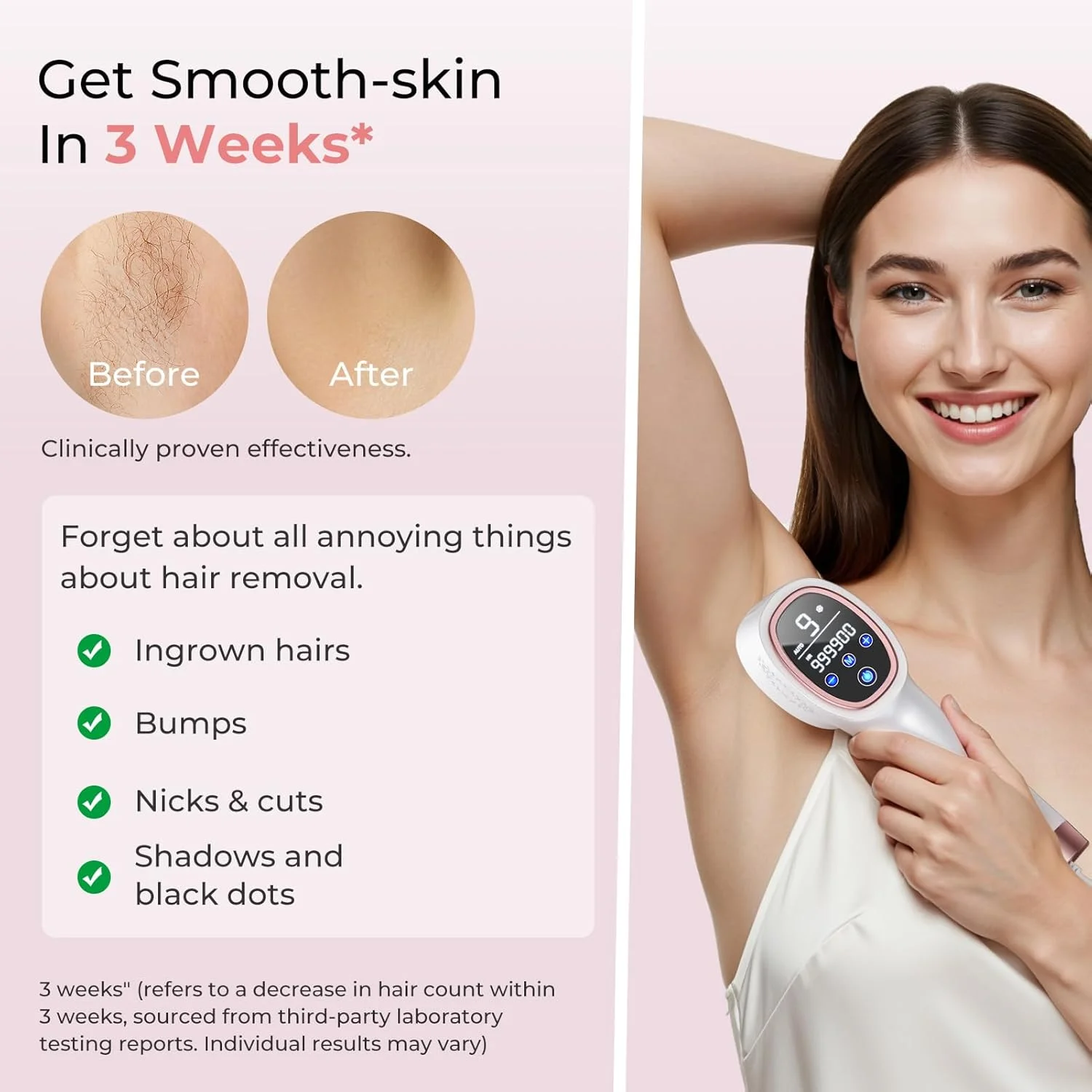 IPL 3 In 1 Ice Cooling Laser Permanent Face Body Bikini Hair Removal Device Home Painless Epilator For Women_voghion.com