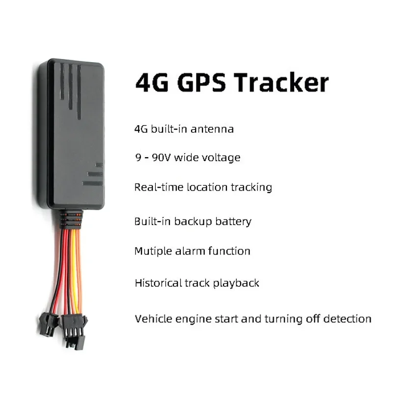 Car gps locator 4G international version Beidou car tracker motorcycle electric car tracking anti-theft device