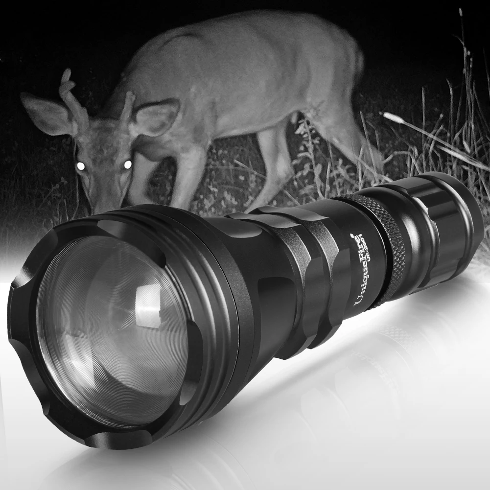 UniqueFire 2001 LED Flashlight Vcsel 940NM 850NM Zoom Fresnel Lens illuminator Indicator Torch Night Vision Hunter Max.1000Meter