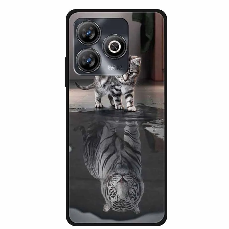 Luxury Black Silicone Soft Phone Case - Protective Back Cover Shell