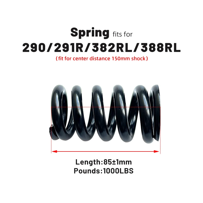 EXA 290 291R 특수 스프링 30.4×85mm 및 DNM DV-22 DV-22AR 스쿠터 자전거 후방 충격 흡수 장치