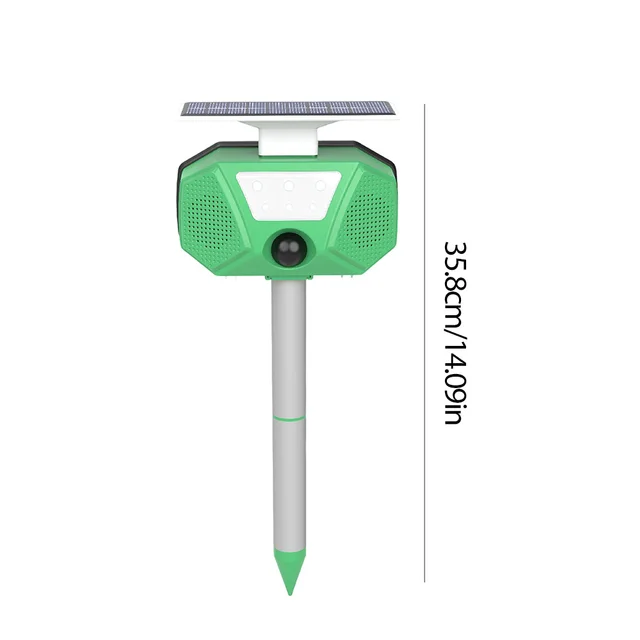 Ultrahangos Kártevőirtók Napelem/Típusú Töltés Kültéri Állati Relevel 800Mah Ip66 Vízálló Kártevőirtás Az Otthoni Udvar Kertjéhez - Image 6