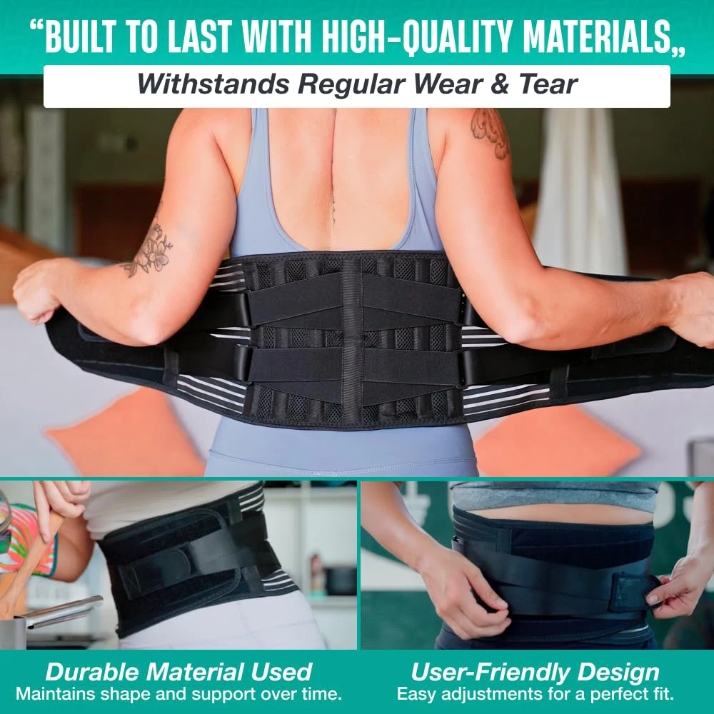 Breathable Lumbar Support Belt Waist Trainer Sports Fitness Back Braces for Lower Back Adjustable Oldly People Protection Waist