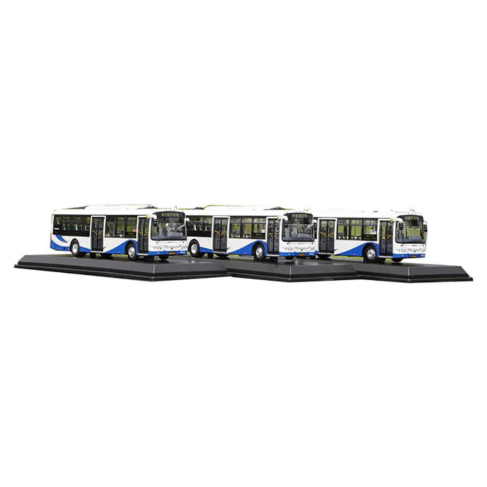 ホルル 1:64 Scale Shanghai B7RLE Bus Model Sunwin Papa Low Entrance
