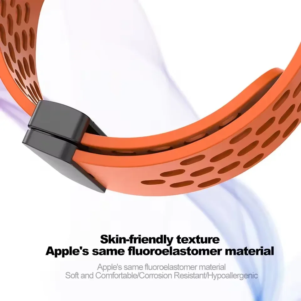 Magnetic Silicone Sports Strap Wristband Bracelet - Universal Fit