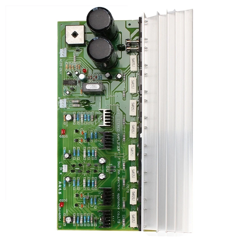 

600Wx2 4-8Ohm 2.0 Fever Amplifier Board AC Dual Group 22V-28V HIFI Stage Level High Fidelity High Power Amplifier Board