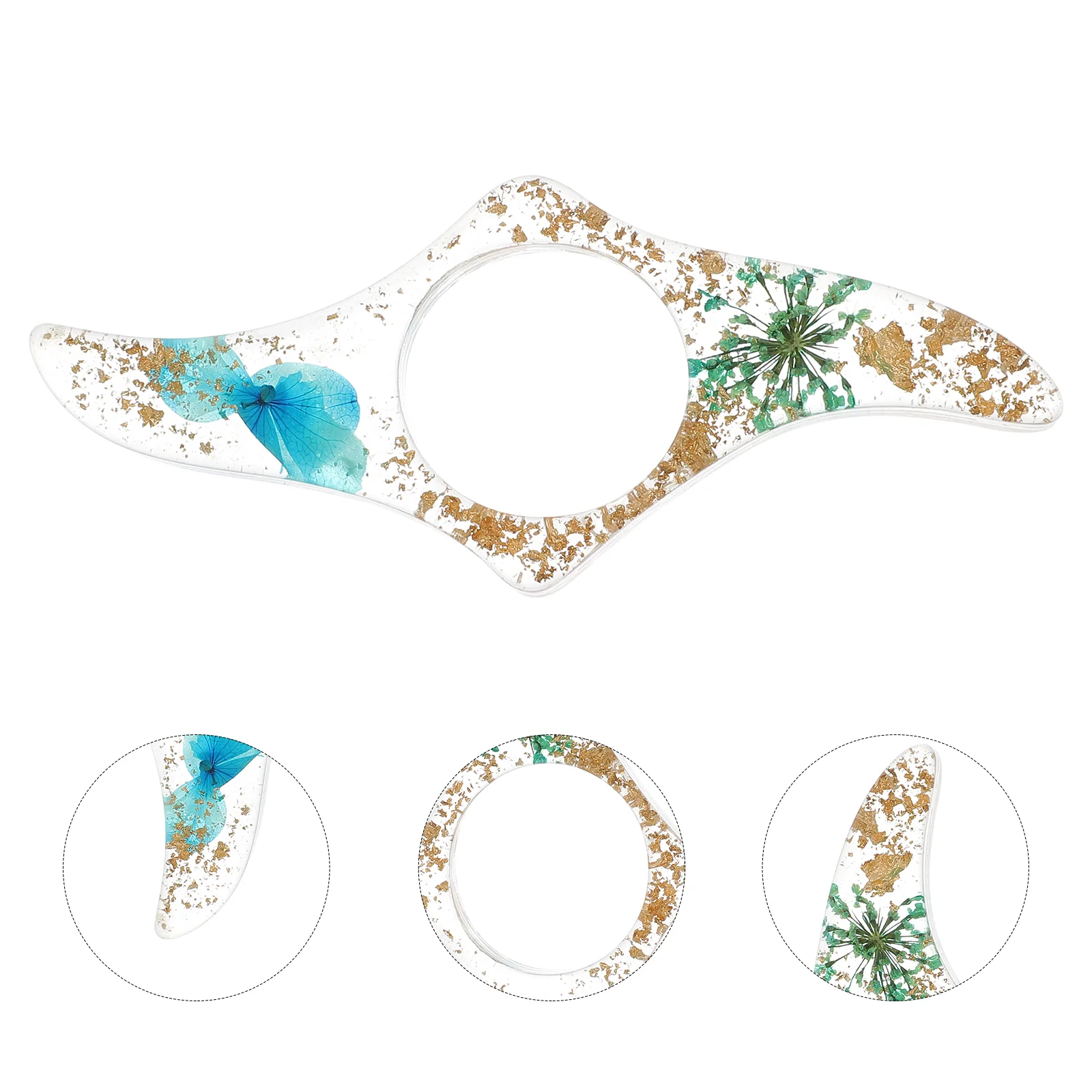 

Reading Book Thumb Book Page Holder Flower Ring Bookmark Paper Plastic Reading Rack Finger Book Holder 8.5x3.5cm