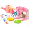 Children's Gardening Tools Shovel Set Pink Plastic Sand Digger Shovel Landscaping Garden Rake 1