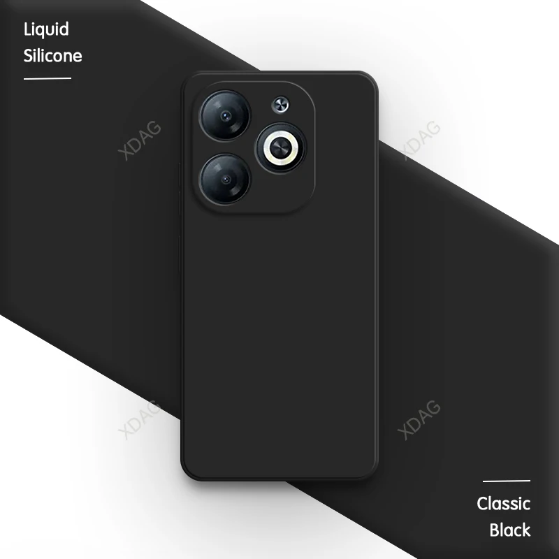 Premium Lens Protection Liquid Silicone Phone Case - Soft, Stylish Back Cover
