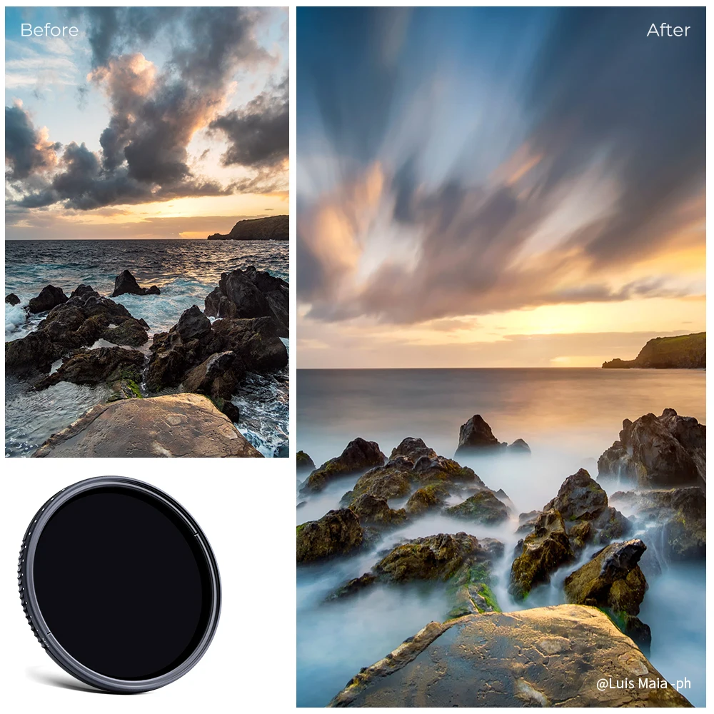 82mm ND8-ND2000 ND filtro para lente de