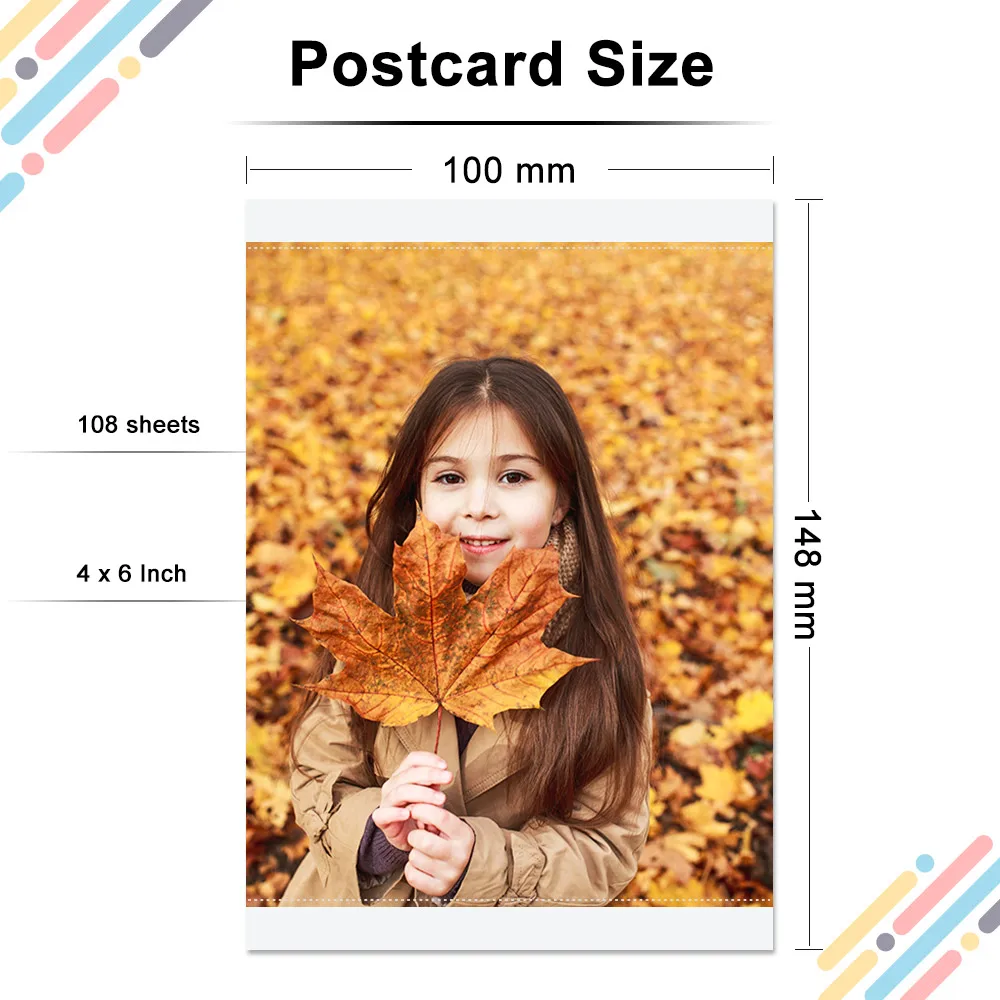 Description Picture 3 of item1/2/3/4/5PK for Iconic Brand Selphy Ink CP1300 CP1500 6 Inch Ink Cartridge Compatible for Iconic Brand Selphy CP1200 CP910 CP900 Photo Printer