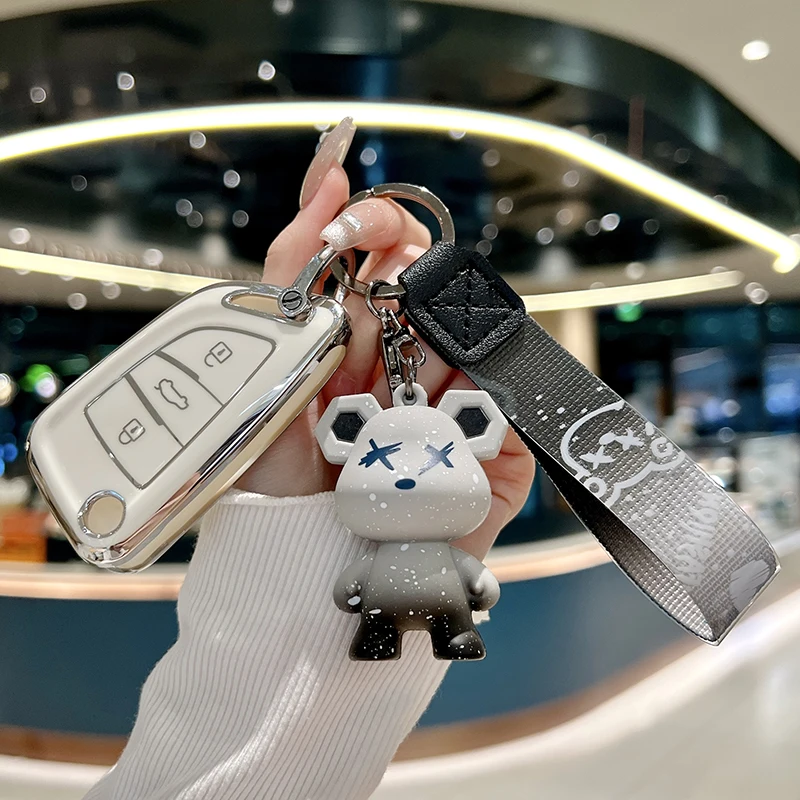 

For Modifying The Blade style Car key case For Toyota Fengfan Zhixuan Volkswagen Folding Universal Key Cover Protection Keychain