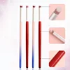 Gradient Smudge Nail Brush Art Brushes for Manicure Uv Gel Polish Draw Paint Wooden Pen Nail Tools Accesoires Set 5