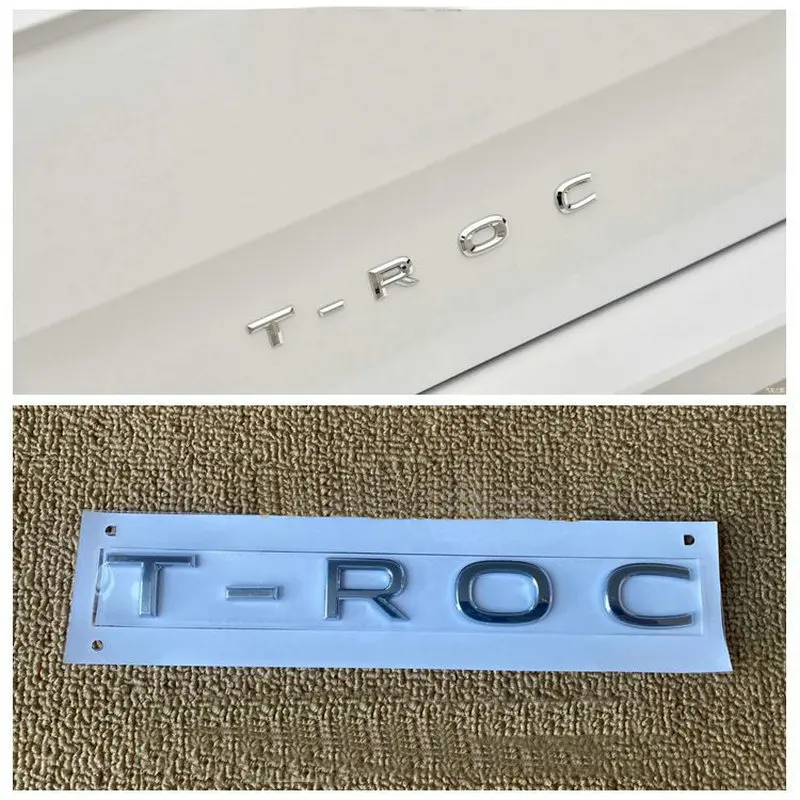 Applicare A T-Roc Troc Posteriore Fanale Posteriore Boot Lettering T-Roc Offerta Scala Di Spostamento
