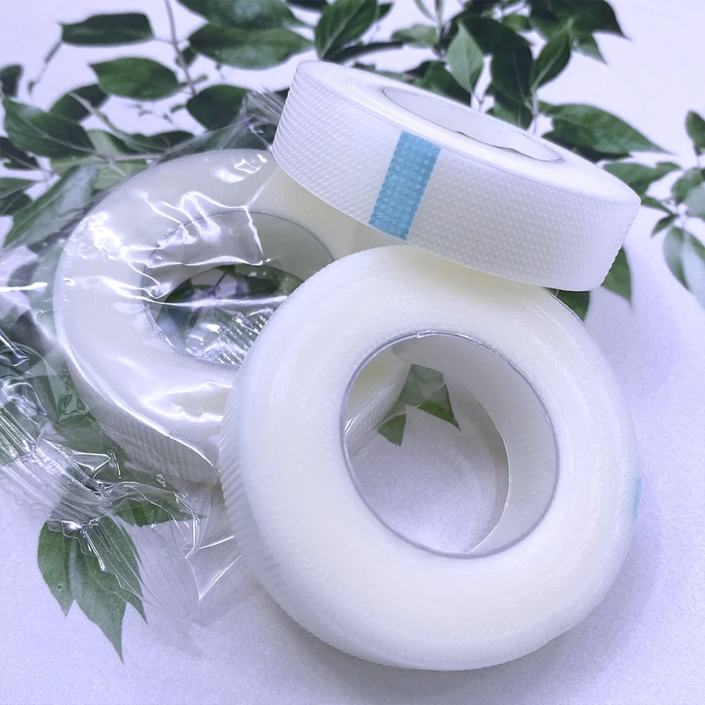 40 Rolls PE Eyelash Tape Transparent Adhesive Breathable Fabric Tape for Eyelash Extension Supply Easy to Tear Micropore Tape