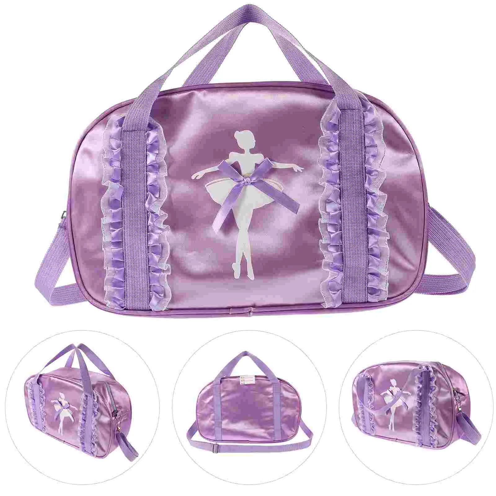 

Crossbody Bags for Traveling Children's Shoulder Ballet Dance Girls One Purple Sports Miss